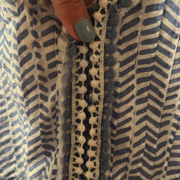 Vineyard Vines Bayside Blue and White Dress XS - Picture 4 of 8